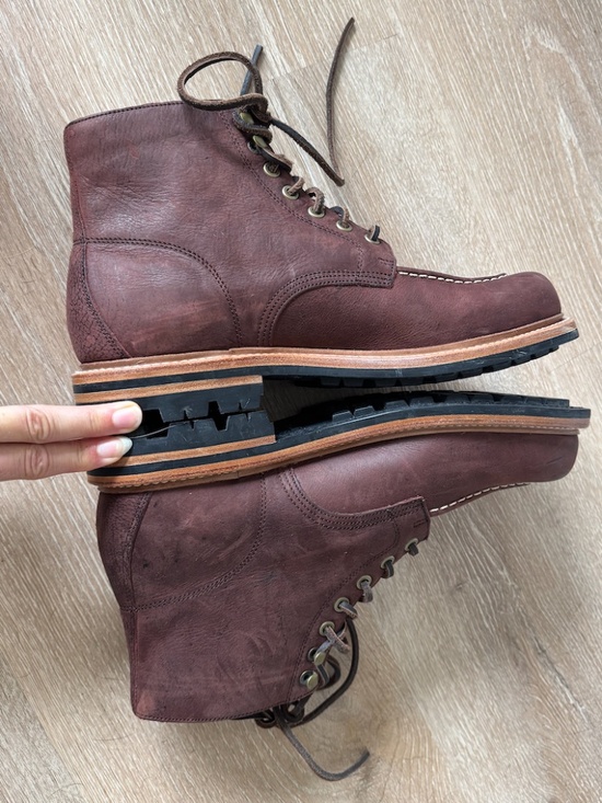 Grant Stone Dark Burgundy Boot in Size 10 main image 5